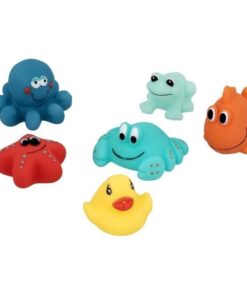 Bath Toys - Animals Asparagus Splitto 6 Pack